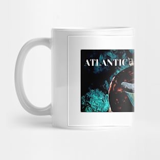 Underwater Sea Turtle and Atlantic Fossils Shk Tooth Mug